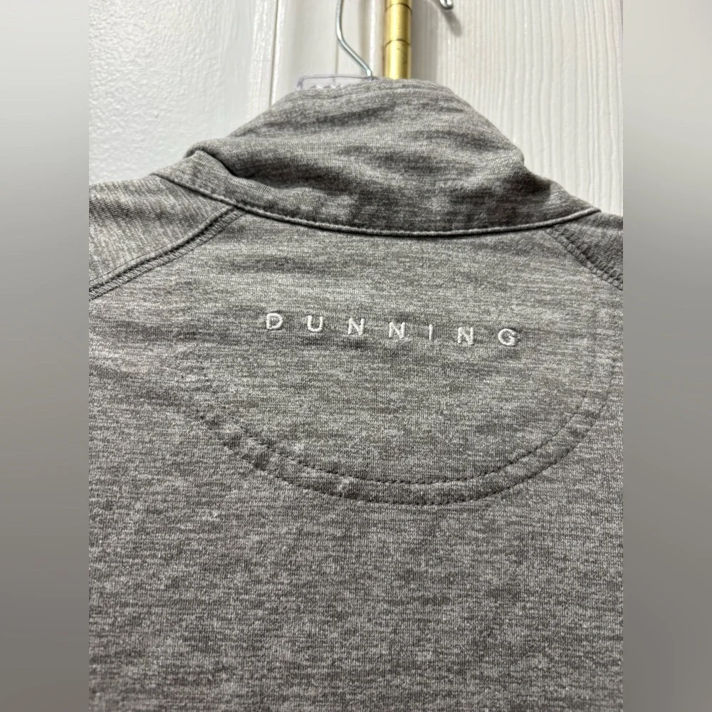 Dunning Golf Men's Size Small Gray Heather Quarter Zip